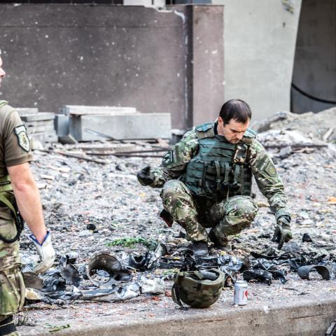 Kyiv Ukraine Russian Shelling
