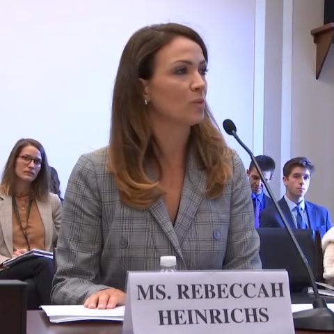 House Foreign Affairs Committee Rebeccah Heinrichs