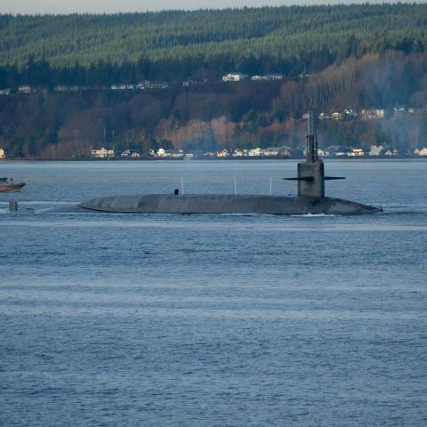 Ohio-class USS Nevada Nuclear Submarine Russia China