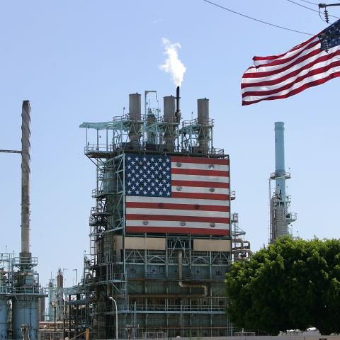 CARSON, CA - AUGUST 07: The BP West Coast Products LLC Carson oil refinery on August 7, 2006 in Carson, California. BP Global is shutting down its Prudhoe Bay oil field operations, the nation?s largest, on Alaska's North Slope because of severe corrosion in an oil transit line. The shutdown will cut supplies to West Coast refineries and will drive oil and gasoline prices sharply higher, raising new criticisms of the company's safety record. British Petroleum (BP) is facing a criminal investigation over a ma