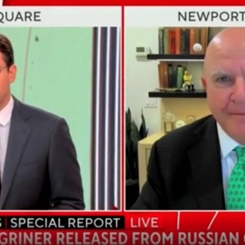 H.R. McMaster discussing the release of Brittney Griner