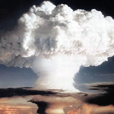An atmospheric nuclear test conducted by the United States at Enewetak Atoll, Marshall Islands, on 1 November 1952.