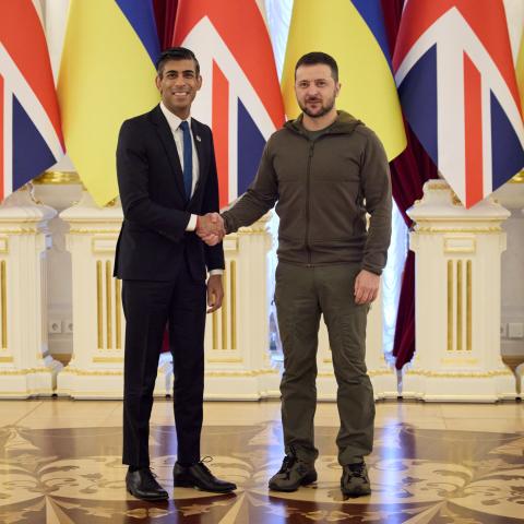 President of Ukraine Volodymyr Zelenskyy met with British Prime Minister Rishi Sunak, who is visiting our country for the first time.  The head of state noted that the first visit of Rishi Sunak to Ukraine in the status of head of the British government was extremely meaningful and useful for both states.
