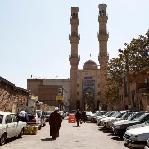 The Grand Mosque of Tabriz in Iran's East-Azerbaijan province on April 24, 2018. (Atta Kenare/AFP via Getty Images)