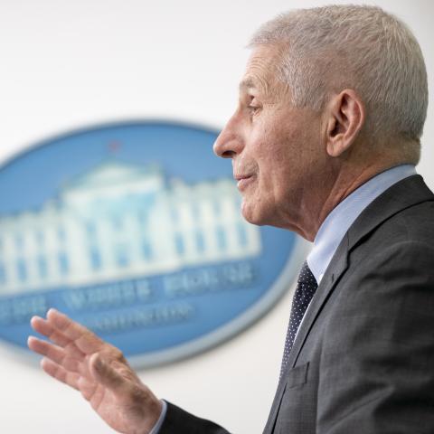 Anthony Fauci at the White House in Washington, DC, on November 22, 2022. (The White House via Flickr)