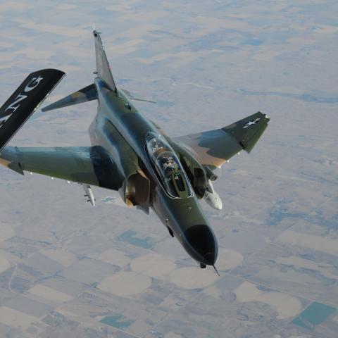 A U.S. Air Force F-4 Phantom II 