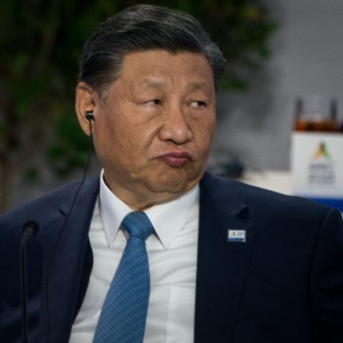 Chinese President Xi Jinping during the Asia-Pacific Economic Cooperation Leaders' Informal Dialogue during APEC Leaders' Week at Moscone Center on November, 16, 2023, in San Francisco, California. (Kent Nishimura via Getty Images)