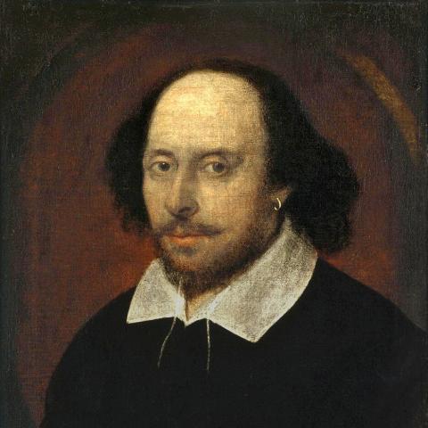 Portrait of William Shakespeare. (via wikimedia commons) 
