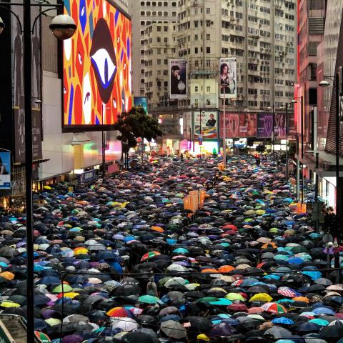 Protest in Hong Kong. (Studio Incendo via flickr) 