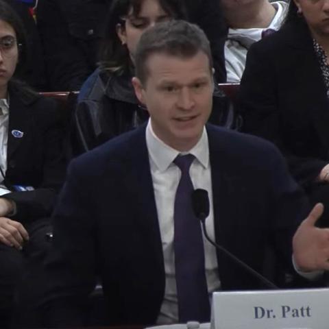 Dan Patt Testimony House Armed Services Committee Software