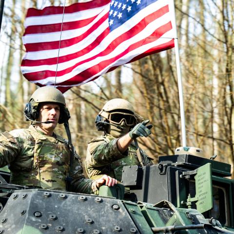 American troops participate in exercise Steadfast Defender 24 in Poland on March 5, 2024. (DVIDS)