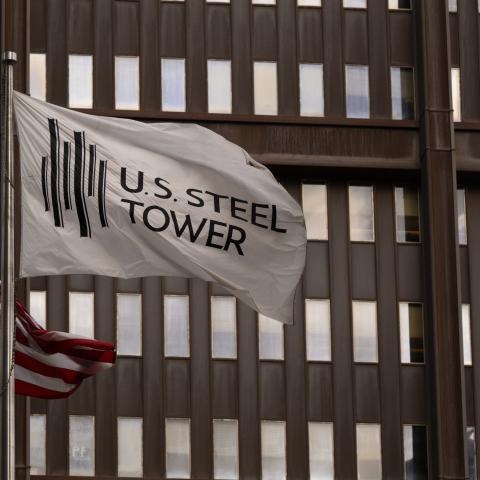The exterior of the US Steel Tower, headquarters of USX Steel, on March 20, 2024, in Pittsburgh, Pennsylvania. (Jeff Swensen via Getty Images)