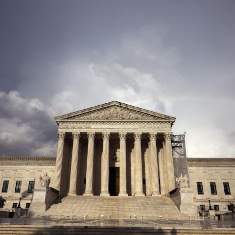 An image of the US Supreme Court on July 30, 2024, in Washington, DC. (Kevin Dietsch via Getty Images)