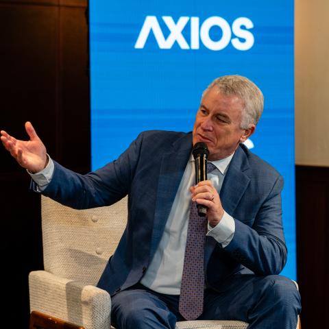 (Michael Doran at Axios House on September 24, 2024. (Sam Popp on behalf of Axios)
