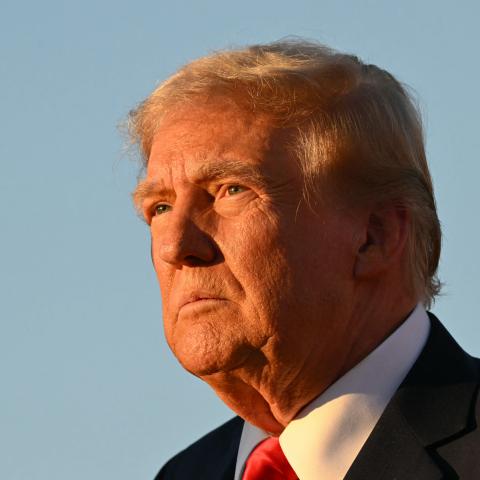 Former President Donald Trump speaks in Butler, Pennsylvania on October 5, 2024. (Jim Watson/AFP via Getty Images)