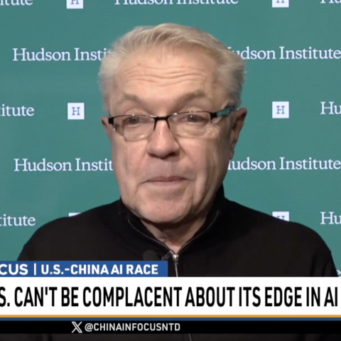 Arthur Herman discussing Chinese artificial intelligence on NTD.