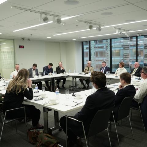 a.	Peter Rough hosted Admiral Sir Keith Blount, NATO’s deputy supreme allied commander, for a conversation on Euro-Atlantic security and the future of the war in Ukraine.