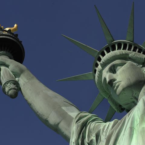 The Statue of Liberty on May 20, 2009. (Timothy A. Clary/AFP via Getty)
