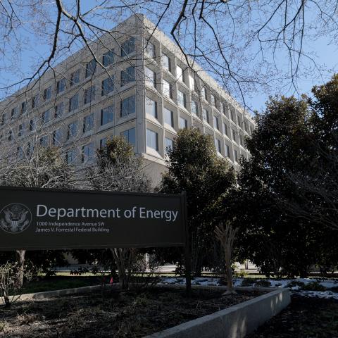 A general view of the US Department of Energy on February 14, 2025, in Washington, DC. (Anna Moneymaker via Getty Images)