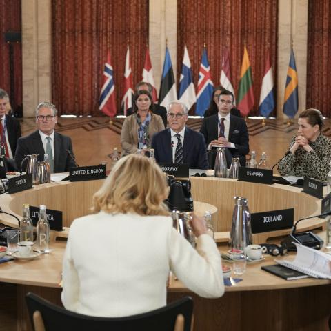 Joint Expeditionary Force (JEF) Leaders' Summit in Oslo on May 9, 2025. (Alastair Grant via Getty Images)