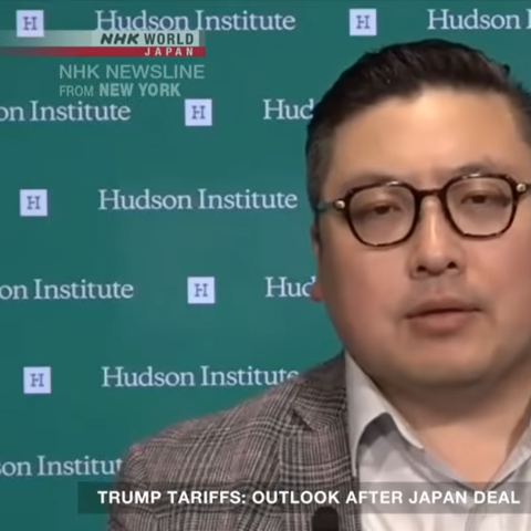 Wiliam Chou in NHK News 8/12