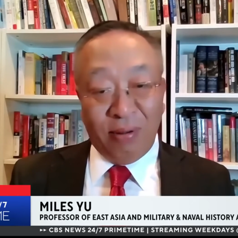 Miles Yu appears on the BBC and CBS to discuss Beijing’s military parade, arguing that it is meant to project authoritarian showmanship and a tool of strategic signaling against the West.