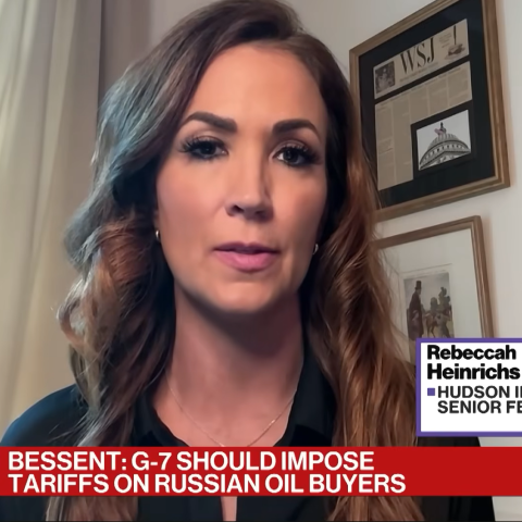 Rebeccah Heinrichs appears on Bloomberg’s "Balance of Power" to discuss Poland seeking a consultation with NATO powers after shooting down drones that crossed into its territory during Russia’s latest air strike on Ukraine. 