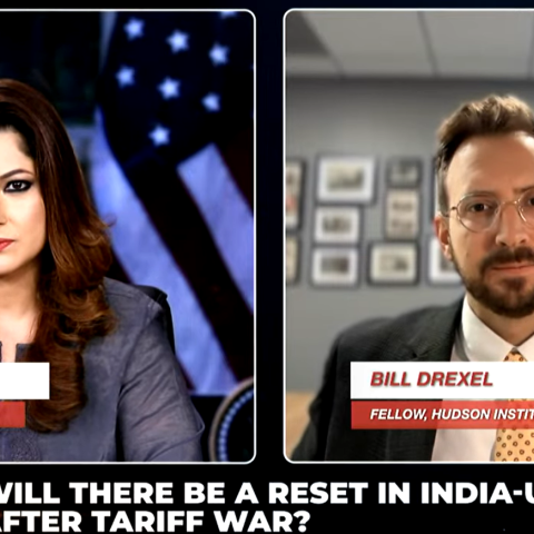 Bill Drexel appears on Times of India to discuss US-India relations. 