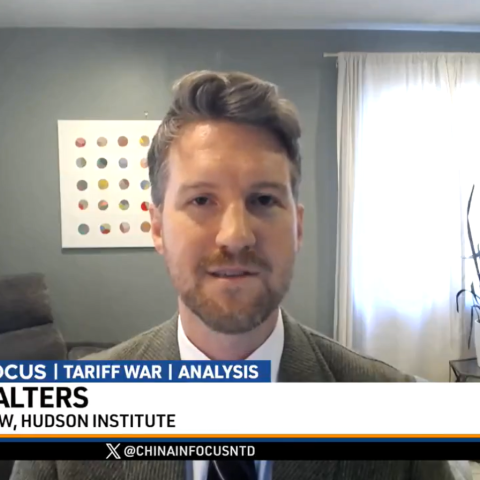 Riley Walters appears on NTD TV to discuss US-Japan trade negotiations and tariffs.
