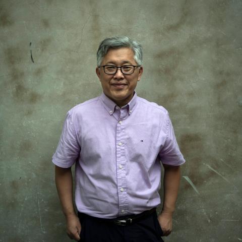Ezra Jin Mingri, head pastor of Zion Church, is seen on September 12, 2018, in Beijing, days after authorities shut down one of China’s largest “underground” Protestant churches. (Getty Images)