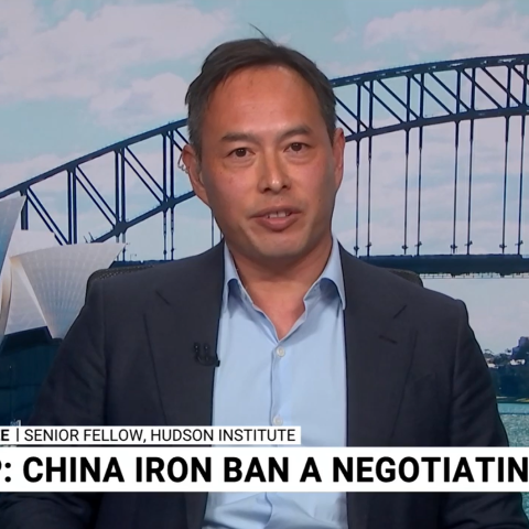 John Lee appears on Sky News to discuss China’s recent ban on iron imports and Chinese involvement in Australia’s suburban rail loop project.