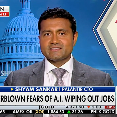Shyam Sankar on Fox business 