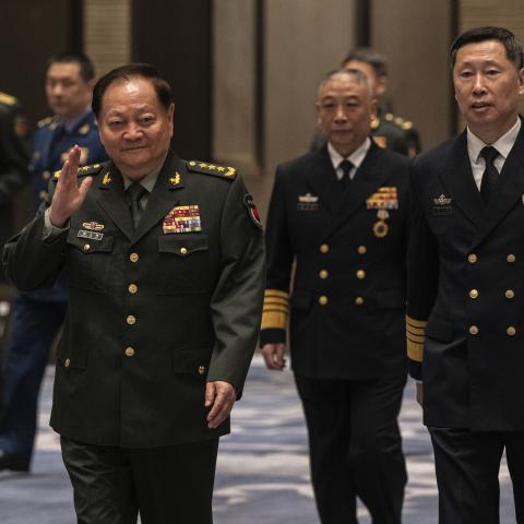 General Zhang Youxia on April 22, 2024, in Qingdao, China. (Getty Images)