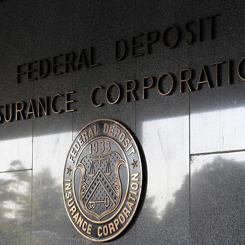 The Federal Deposit Insurance Corporation headquarters is seen on October 1, 2008, in Washington, DC. (Getty Images)