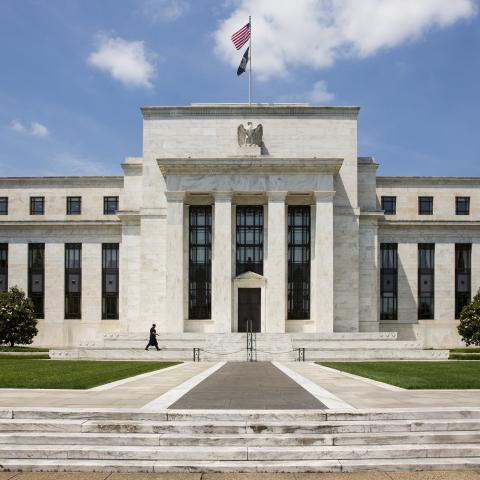 The Eccles Building, location of the Board of Governors of the Federal Reserve System and of the Federal Open Market Committee, June 2, 2016 in Washington, DC. (Photo by Brooks Kraft/ Getty Images)