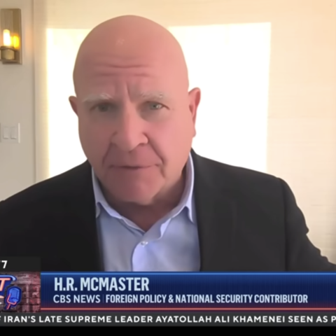 H.R McMnaster on CBS march 2026