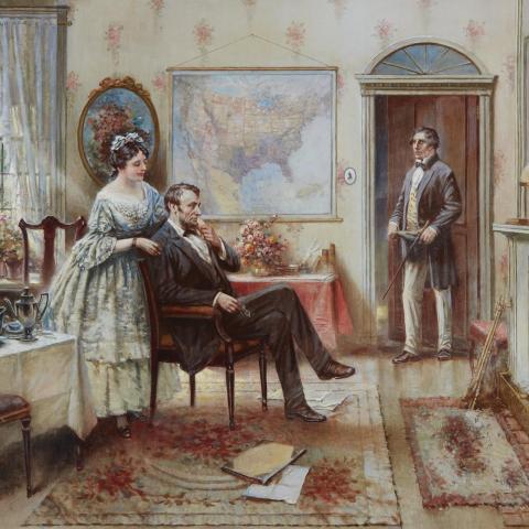 Abe and Mary Todd Lincoln