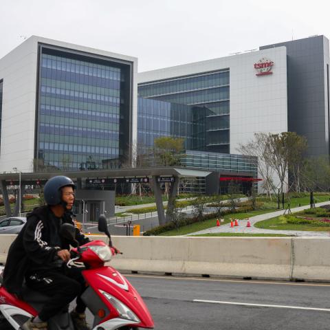 The Taiwan Semiconductor Manufacturing Company’s Fab 20, which specializes in the production of 2-nanometer advanced chips, in Hsinchu, Taiwan, on March 28, 2026. (Getty Images)