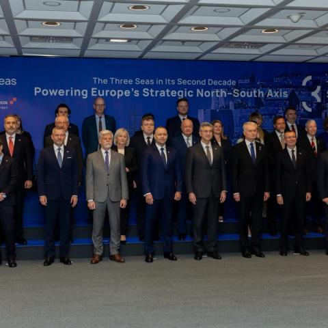 The 11th Three Seas Initiative Summit in Dubrovnik, Croatia, on April 28, 2026. (Getty Images)