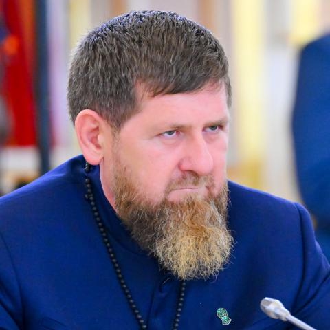 Ramzan Kadyrov, head of the Chechen Republic, is seen ahead of a meeting between Russian President Vladimir Putin and President of the United Arab Emirates Mohammed bin Zayed Al Nahyan in Moscow on January 29, 2026. (Getty Images)