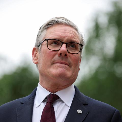 British Prime Minister Keir Starmer at the G7 summit on June 16, 2026, in Evian-les-Bains, France. (Getty Images)