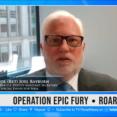Joel rayburn on TV7 ISrael news
