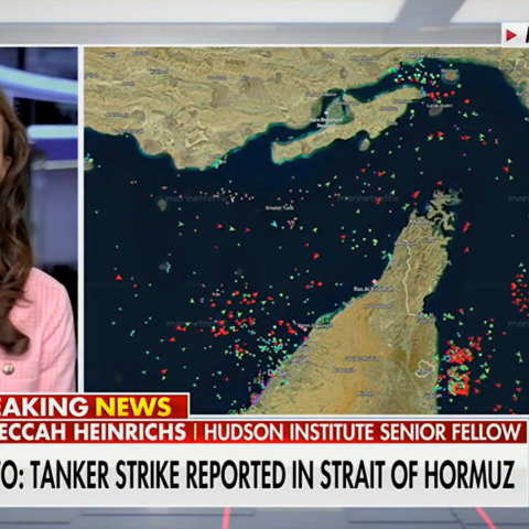 Rebeccah Heinrichs joins Fox News to discuss the rising tensions in the Strait of Hormuz. Iran continues to insist it is managing commercial shipping through the strategic waterway, while the United States is encouraging vessels to use the corridor closer to Oman for safer passage.