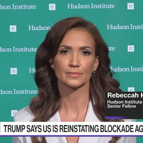 screenshof of Rebeccah henrichs on bloomberg tv 