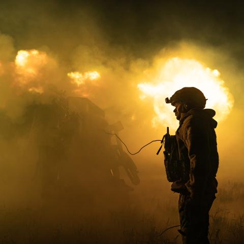 Ukrainian soldiers fire at Russian positions in Donetsk Oblast in Ukraine on May 31, 2026. (Getty Images)