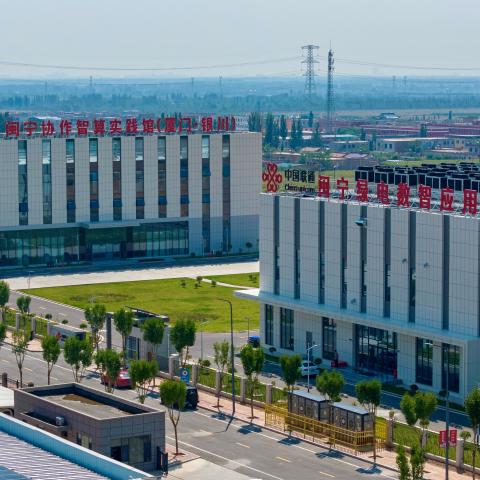 An intelligent data center of China Unicom in northwest China on September 11, 2026. (Getty Images)