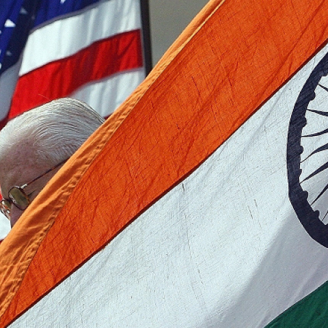 A commemorative service in Mumbai, September 11, 2006. (INDRANIL MUKHERJEE/AFP/Getty Images)