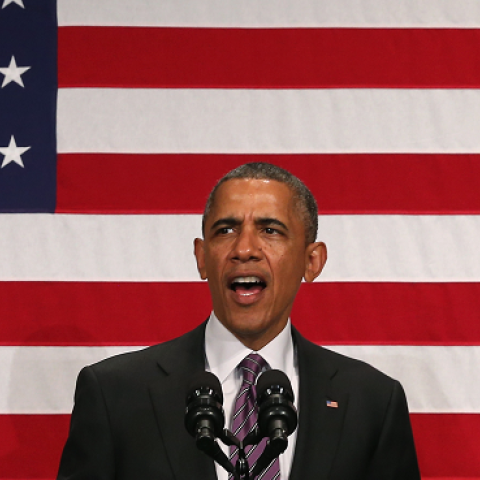 U.S. President Barack Obama speaks at the Ronald Regan Building and International Trade Center, June 25, 2014 in Washington, DC. (Mark Wilson/Getty Images