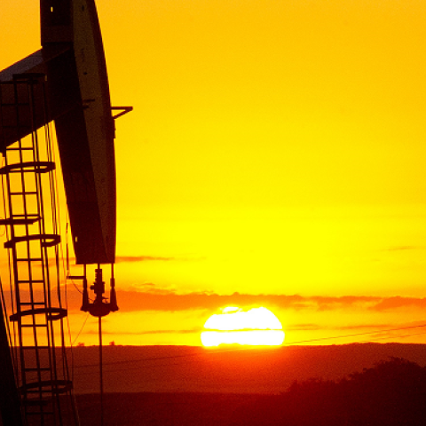 A pumpjack near Tioga, North Dakota, August 21, 2013. (KAREN BLEIER/AFP/Getty Images)