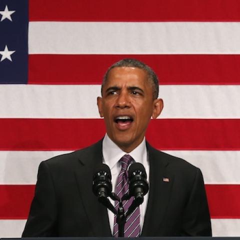 U.S. President Barack Obama at the Ronald Regan Building and International Trade Center, June 25, 2014 in Washington, DC. (Mark Wilson/Getty Images)